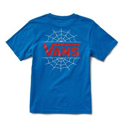Vans Boys Vans X Marvel Spider-man Pocket T-shirt (spider-man Blue)