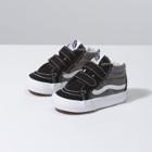 Vans Toddler Chambray Sk8-mid Reissue V (canvas Black/true White)