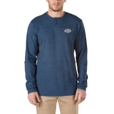 Vans Lindmar Long Sleeve T-shirt (dress Blues)