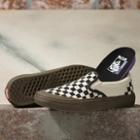 Vans Checkerboard Bmx Slip-on (black/dark Gum)