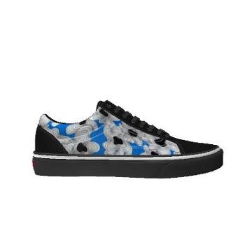 Vans Customade By Vans Family Blue Lily Old Skool (customs)