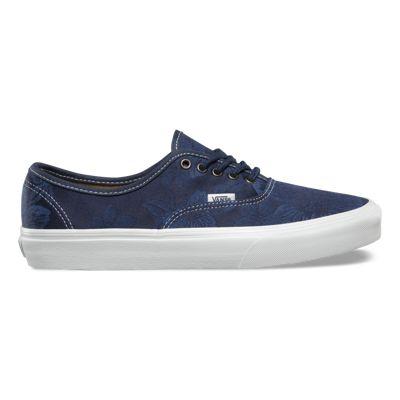 Vans Floral Jacquard Authentic (parisian Night/blanc De Blanc)