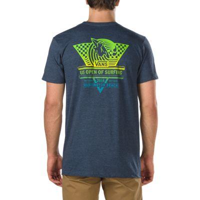 Vans 2016 Uso Triangle Logo T-shirt (navy Heather)