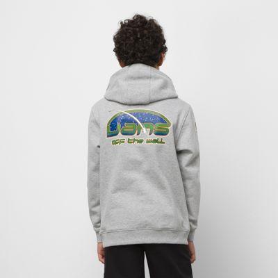 Vans Kids Digitally Free Hoodie (cement Heather)