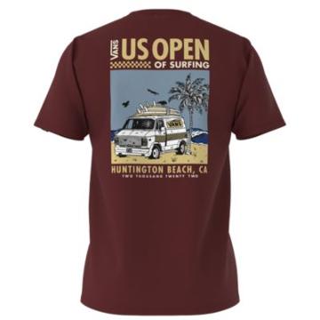 Vans 2022 Vuso Van Down By The Ocean T-shirt (burgundy)