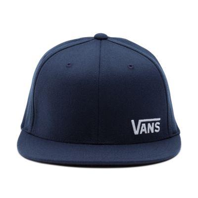 Vans Splitz Flex Fit Hat (dress Blues-white)