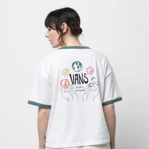 Vans In Our Hands Relaxed Ringer Tee (natural)