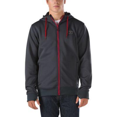 Vans Brockwell Zip Hoodie (new Charcoal)
