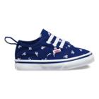 Vans Toddlers Mlb Authentic V Elastic Lace (los Angeles/dodgers/blue)