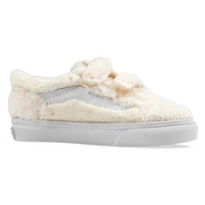 Vans Toddlers Sherpa Old Skool V (turtledove/true White)
