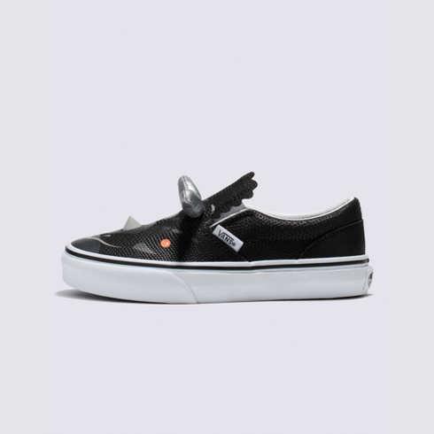 Vans Kids Dino Triceratops Slip-on (black/true White)