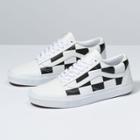 Vans Leather Check Old Skool (true White/black)