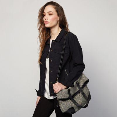 Vans Mens Shoes Skate Shoes Mens Shoes Mens Sandals Shoes Mens Shoes Chained Reaction Messenger Bag (black Herringbone)
