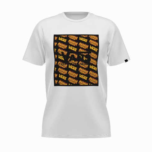 Vans X Stranger Things Customs Flame Logo Classic Tee (customs)