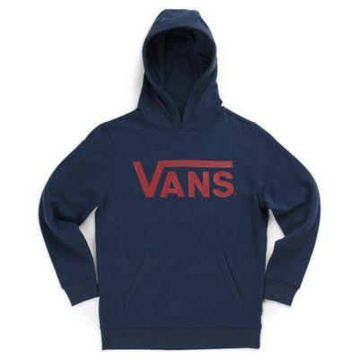 Vans Boys Vans Mens Shoes Skate Shoes Mens Shoes Mens Sandals Shoes Mens Shoes Classic Pullover Hoodie (black Iris/redrum)