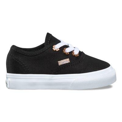Vans Toddler Flower Eyelet Authentic (black)