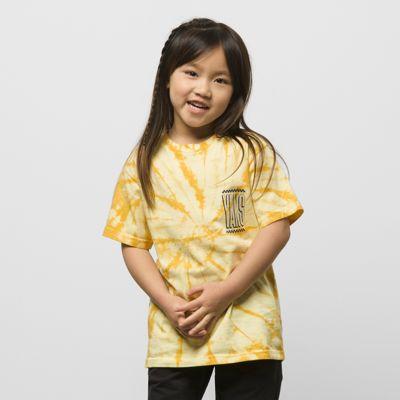Vans Little Kids Tie Dye T-shirt (golden Yellow)