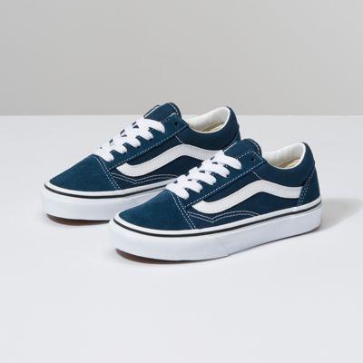 Vans Kids Old Skool (gibraltar Sea/true White)