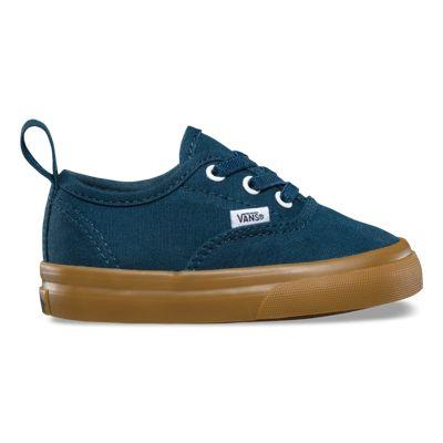 Vans Toddler Authentic Elastic Lace (reflecting Pond/gum)