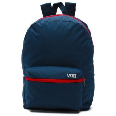 Vans Packable Old Skool Backpack (dress Blues-racing Red)