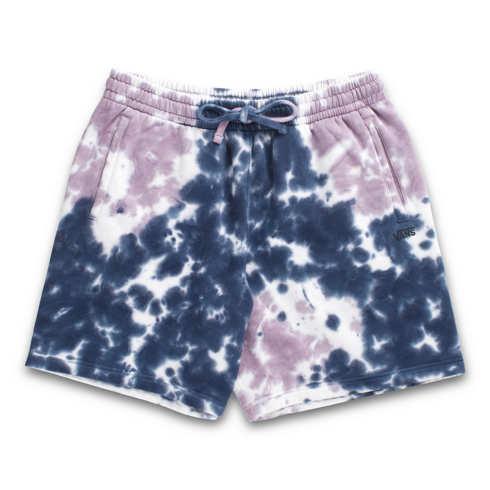 Vans Tie Dye Loose Fleece 19 Short (elderberry/dress Blues)
