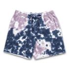 Vans Tie Dye Loose Fleece 19 Short (elderberry/dress Blues)