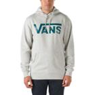 Vans Mens Shoes Skate Shoes Mens Shoes Mens Sandals Classic Pullover Hoodie (athletic Grey Heather/atlantic Deep)