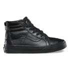 Vans Shoes Kids Sk8-hi Zip Mte (black/leather)