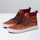 Vans Sk8-hi Mte-1 (plaid Brown/black)