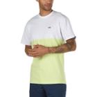 Vans Colorblock T-shirt (white/sunny Lime)