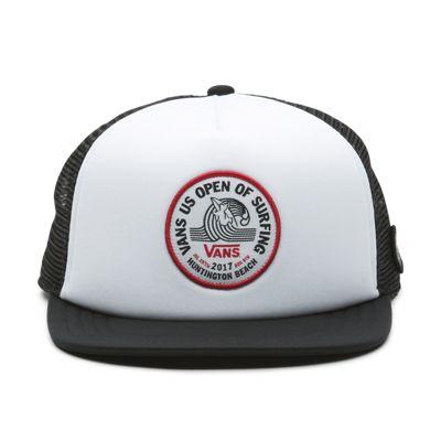 Vans 2017 Vuso Lock Up Trucker Hat (white-black)