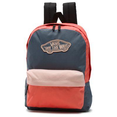 Vans Realm Backpack (dark Slate Evening Sand Spiced Coral) | LookMazing