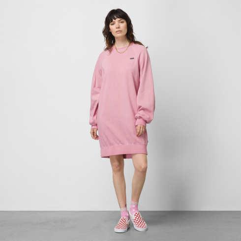 Vans Flying V Pigment Long Sleeve Dress (lilas)