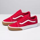 Vans Gum Bumper Old Skool (red/true White)