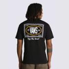 Vans Team Player Checkerboard T-shirt (black/old Gold)