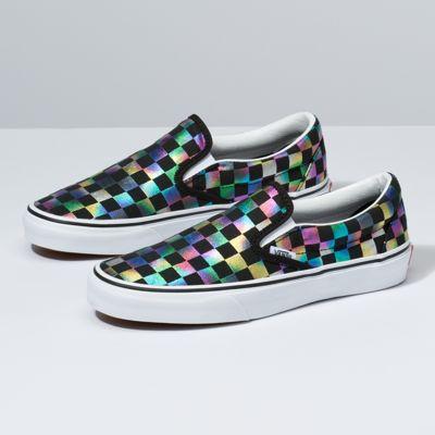 Vans Iridescent Check Slip-on (black/true White)