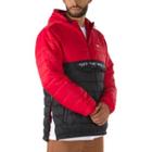 Vans Carlon Anorak Packable Puffer Jacket (racing Red/black)