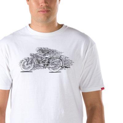 Vans Mens Shoes Skate Shoes Mens Shoes Mens Sandals Ghost Ride T-shirt (white)