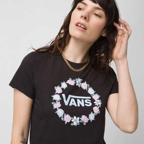 Vans Floral Four Crew Tee (black)