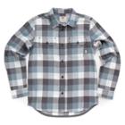 Vans Boys Alameda Shirt (new Charcoal/blue Mirage) T-shirts: Large
