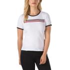 Vans Elementary Ringer T-shirt (white-black)