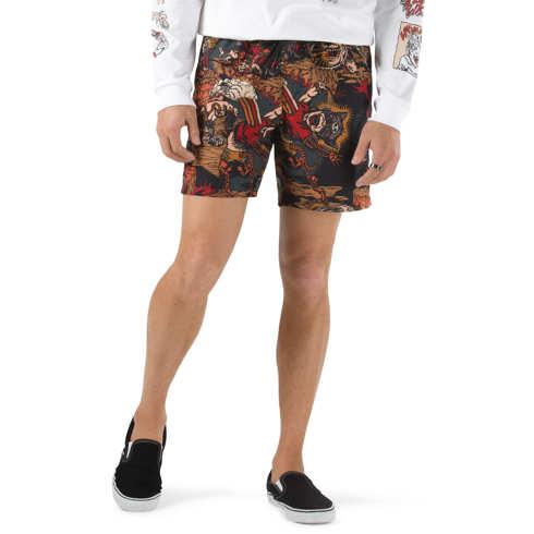Vans Off The Wall Gallery Dwiky Ka 17 Short (otw Gallery Dwiky Ka/black)