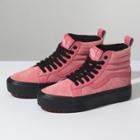 Vans Suede Sk8-hi Platform Mte (desert Rose Black)