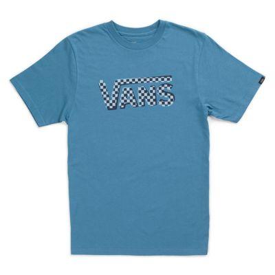 Vans Mens Shoes Skate Shoes Mens Shoes Mens Sandals Boys Checker Classic T-shirt (blue Ashes/black Iris/atmosphere) Tank Tops
