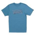 Vans Mens Shoes Skate Shoes Mens Shoes Mens Sandals Boys Checker Classic T-shirt (blue Ashes/black Iris/atmosphere) Tank Tops