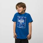 Vans Little Kids Print Box T-shirt (true Blue/true Blue)