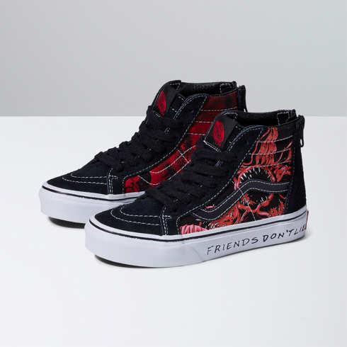 Vans X Stranger Things Kids Sk8-hi Zip (stranger Things)