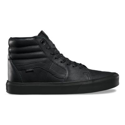 Vans Mens Shoes Skate Shoes Mens Shoes Mens Sandals Sk8-hi Lite (leather Black/black)
