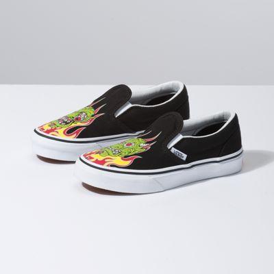 Vans Kids Demon Trolls Slip-on (black/true White)