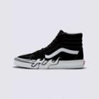 Vans Suede Sk8-hi Flame Shoe (black/white)